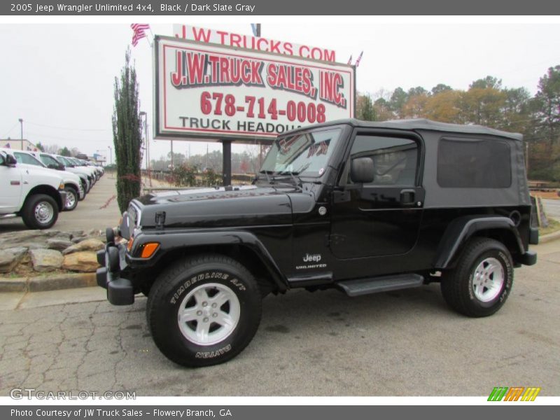 Black / Dark Slate Gray 2005 Jeep Wrangler Unlimited 4x4