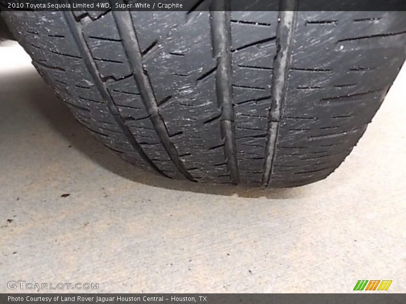Super White / Graphite 2010 Toyota Sequoia Limited 4WD