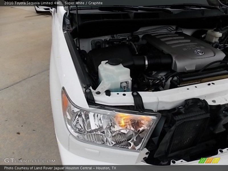 Super White / Graphite 2010 Toyota Sequoia Limited 4WD