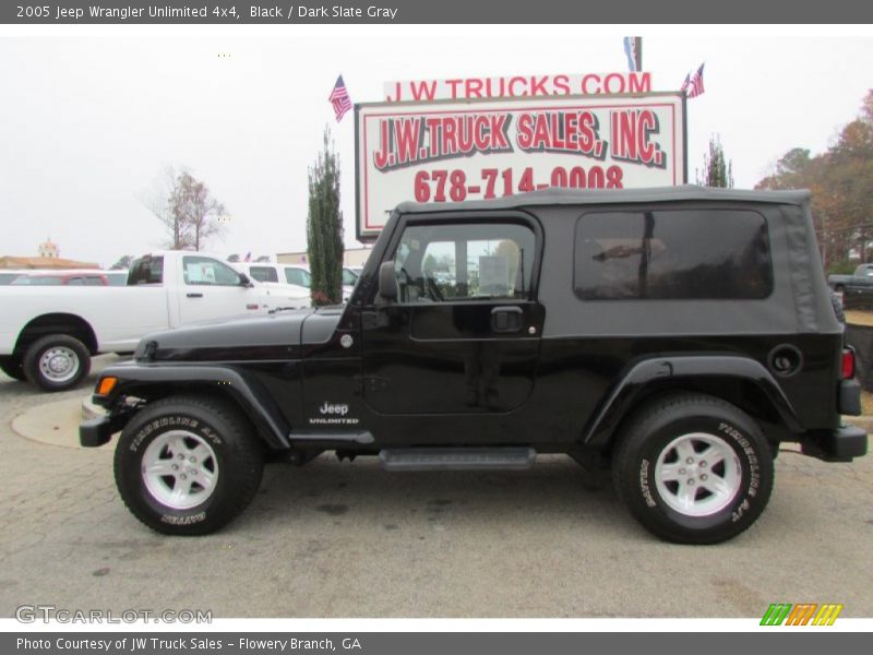 Black / Dark Slate Gray 2005 Jeep Wrangler Unlimited 4x4