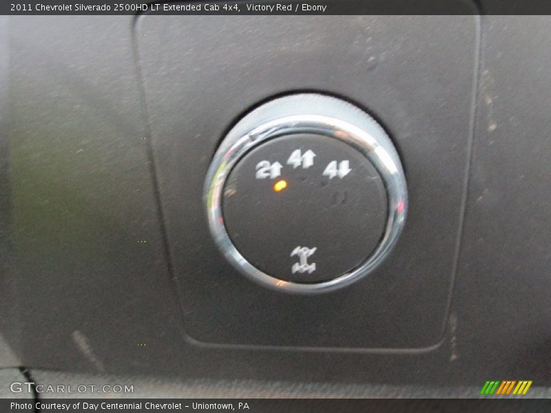 Victory Red / Ebony 2011 Chevrolet Silverado 2500HD LT Extended Cab 4x4