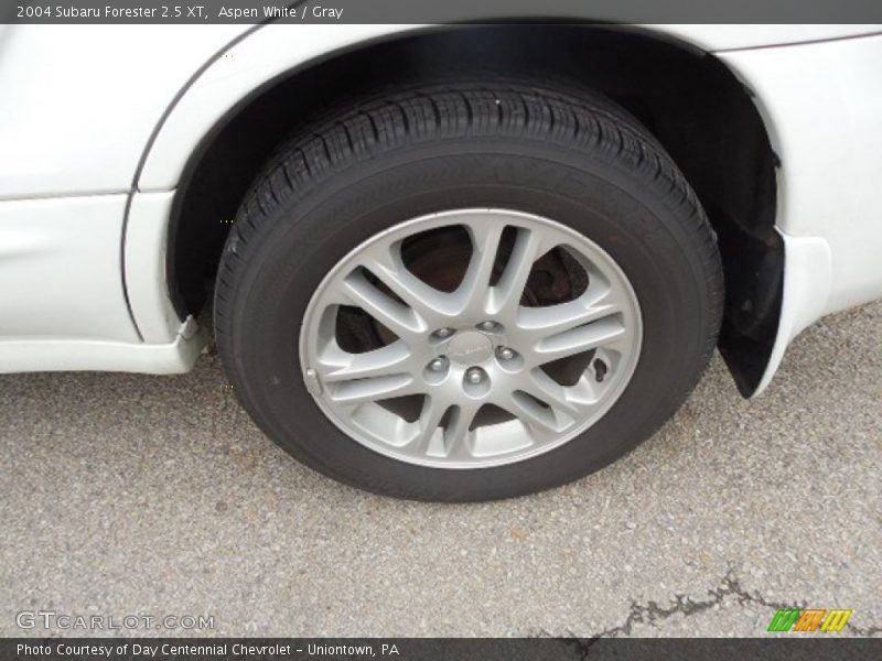 Aspen White / Gray 2004 Subaru Forester 2.5 XT