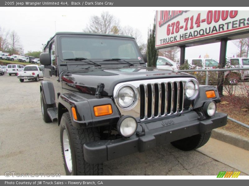 Black / Dark Slate Gray 2005 Jeep Wrangler Unlimited 4x4