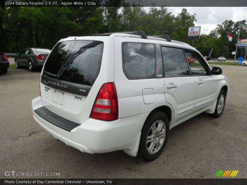 Aspen White / Gray 2004 Subaru Forester 2.5 XT
