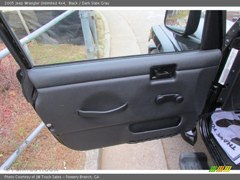 Black / Dark Slate Gray 2005 Jeep Wrangler Unlimited 4x4