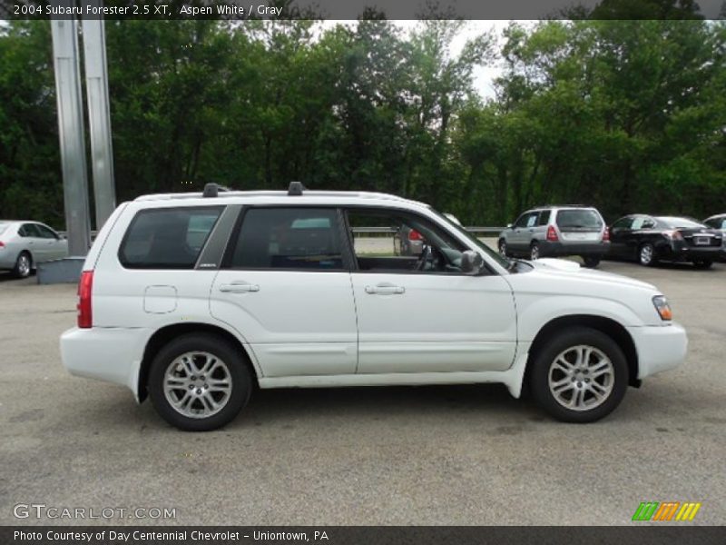 Aspen White / Gray 2004 Subaru Forester 2.5 XT