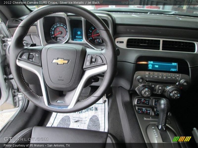 Silver Ice Metallic / Jet Black 2012 Chevrolet Camaro SS/RS Coupe