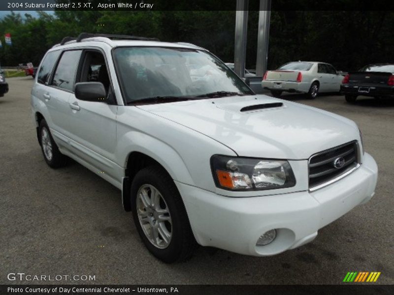 Aspen White / Gray 2004 Subaru Forester 2.5 XT