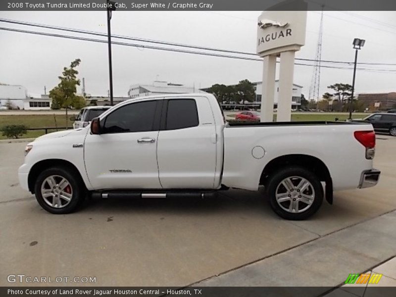 Super White / Graphite Gray 2008 Toyota Tundra Limited Double Cab