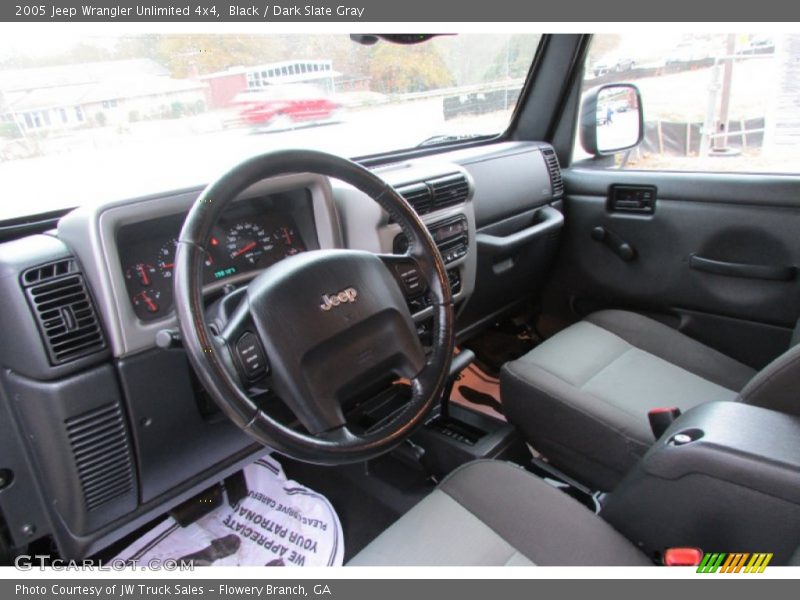 Black / Dark Slate Gray 2005 Jeep Wrangler Unlimited 4x4