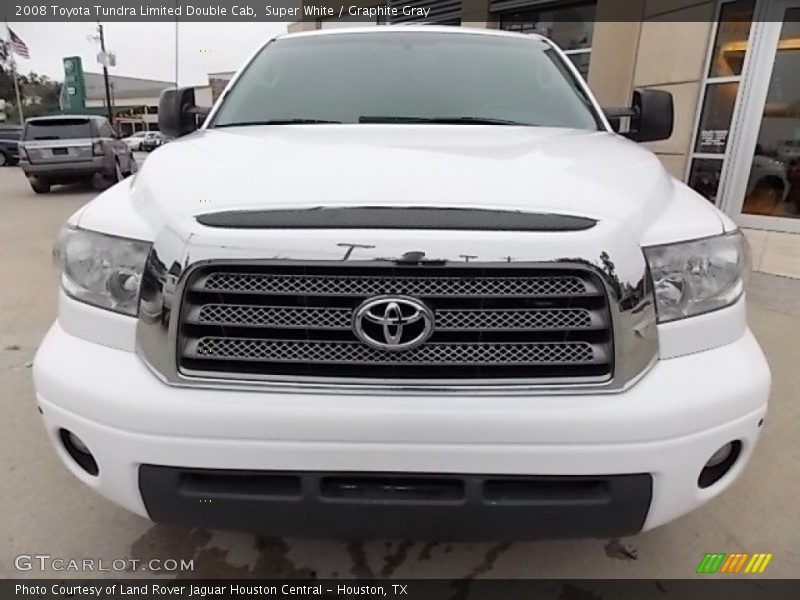 Super White / Graphite Gray 2008 Toyota Tundra Limited Double Cab