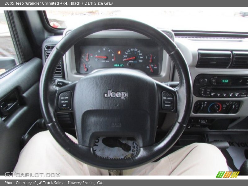 Black / Dark Slate Gray 2005 Jeep Wrangler Unlimited 4x4