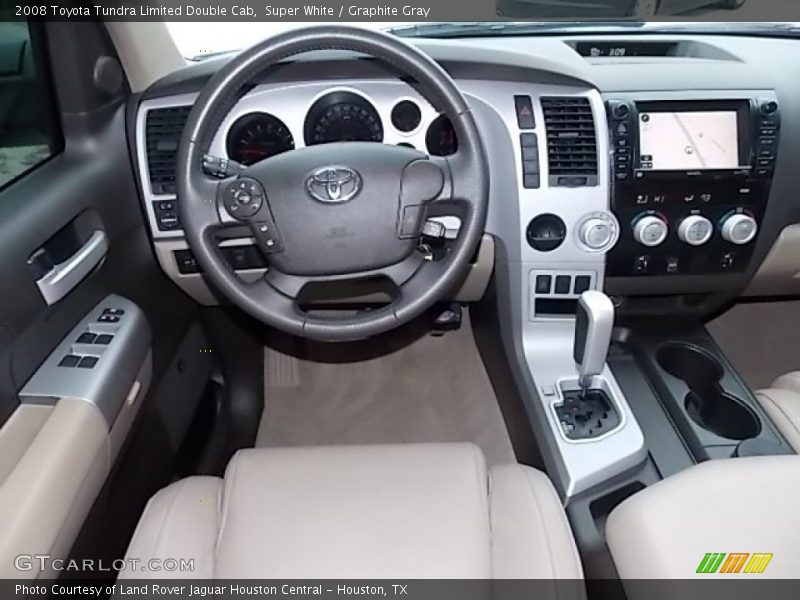 Super White / Graphite Gray 2008 Toyota Tundra Limited Double Cab