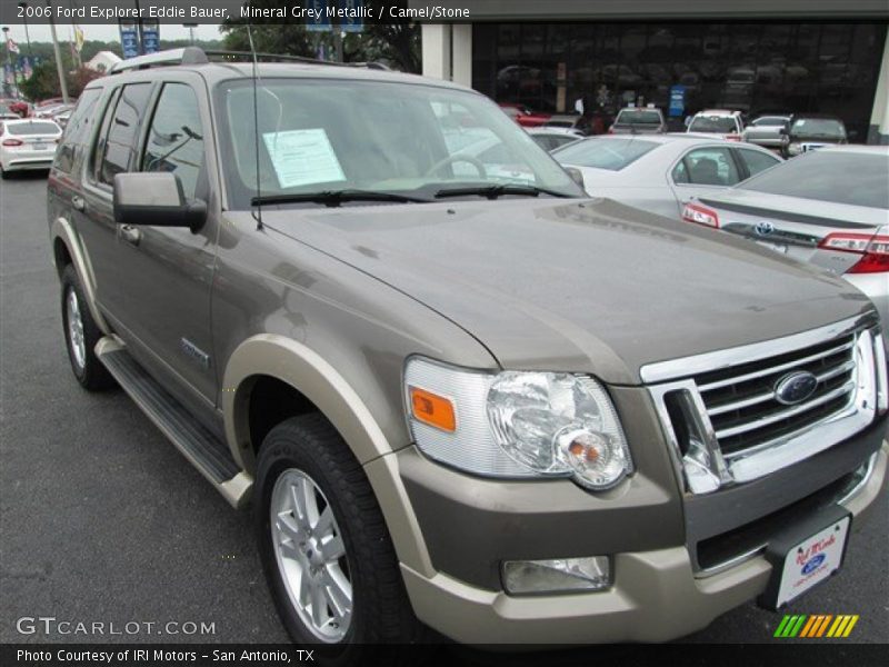Mineral Grey Metallic / Camel/Stone 2006 Ford Explorer Eddie Bauer
