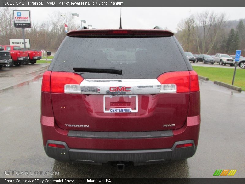 Merlot Jewel Metallic / Light Titanium 2011 GMC Terrain SLT AWD