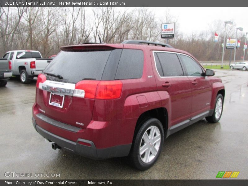 Merlot Jewel Metallic / Light Titanium 2011 GMC Terrain SLT AWD