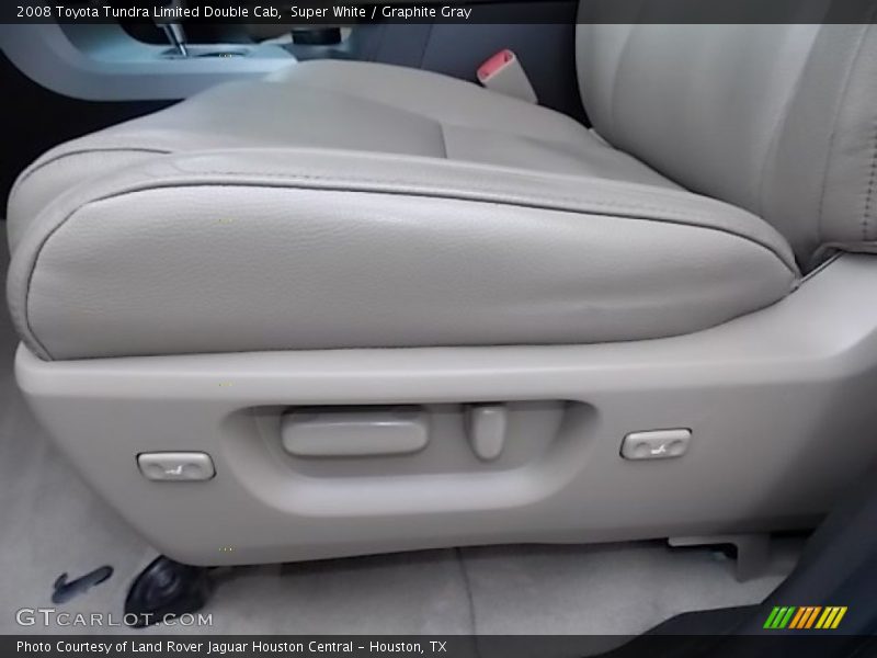Super White / Graphite Gray 2008 Toyota Tundra Limited Double Cab