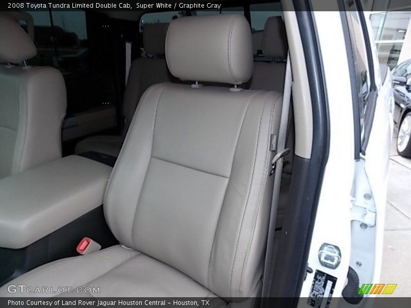 Super White / Graphite Gray 2008 Toyota Tundra Limited Double Cab
