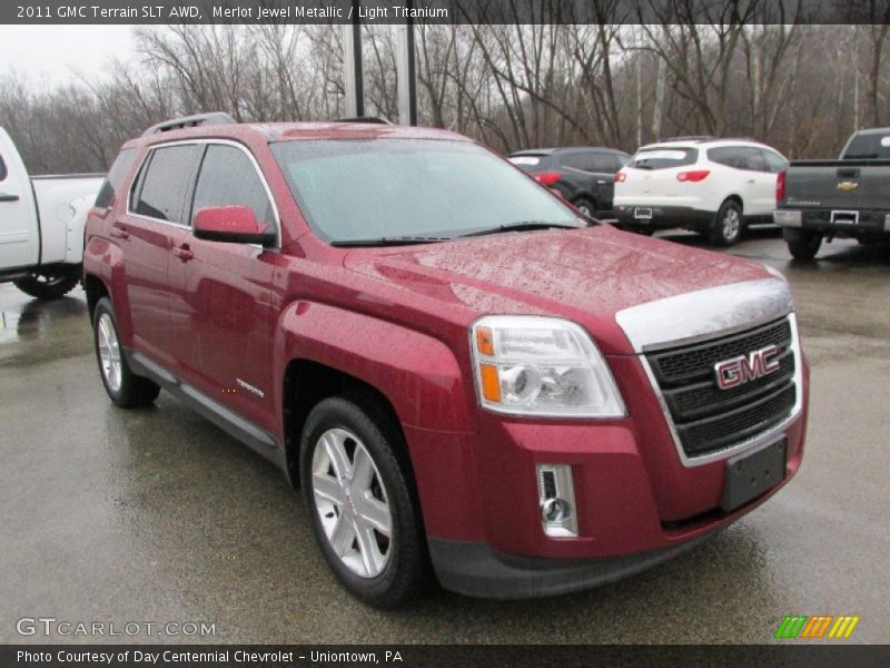 Merlot Jewel Metallic / Light Titanium 2011 GMC Terrain SLT AWD