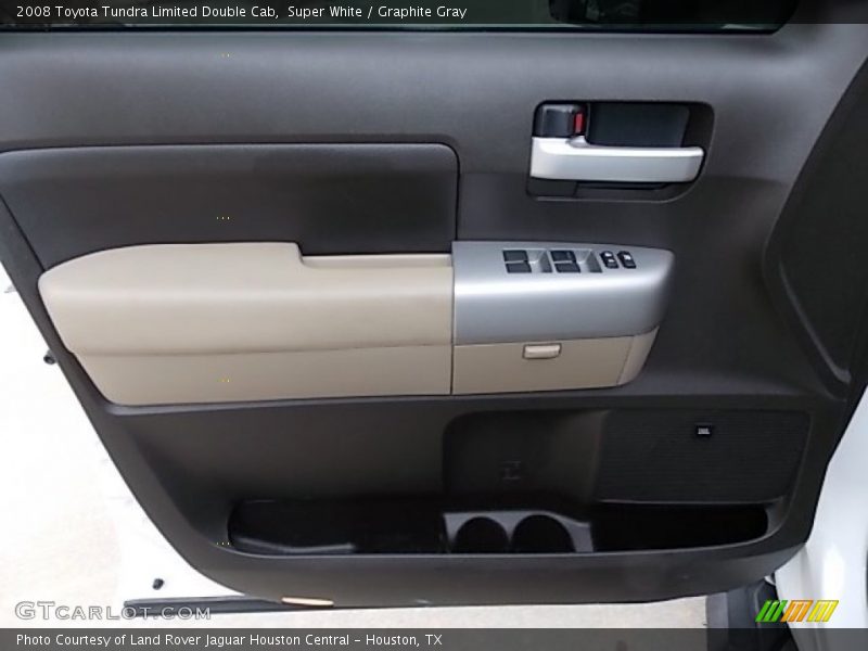 Super White / Graphite Gray 2008 Toyota Tundra Limited Double Cab