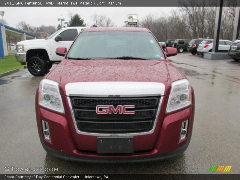 Merlot Jewel Metallic / Light Titanium 2011 GMC Terrain SLT AWD