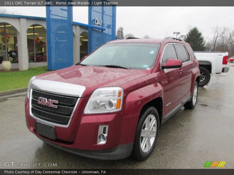 Merlot Jewel Metallic / Light Titanium 2011 GMC Terrain SLT AWD