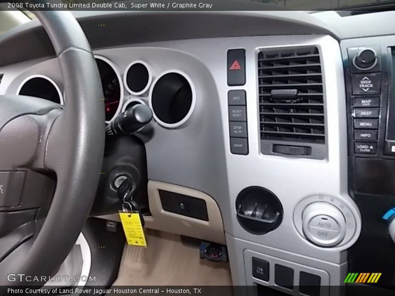 Super White / Graphite Gray 2008 Toyota Tundra Limited Double Cab