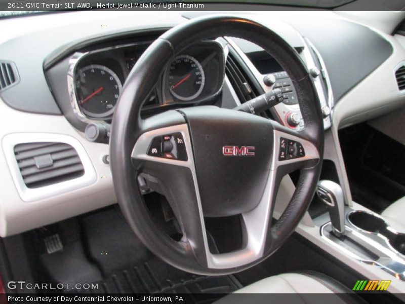 Merlot Jewel Metallic / Light Titanium 2011 GMC Terrain SLT AWD