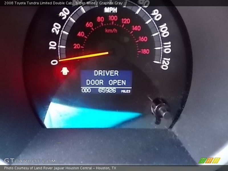 Super White / Graphite Gray 2008 Toyota Tundra Limited Double Cab
