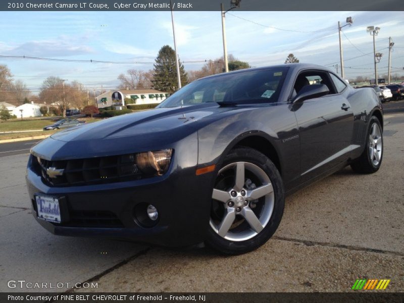 Cyber Gray Metallic / Black 2010 Chevrolet Camaro LT Coupe