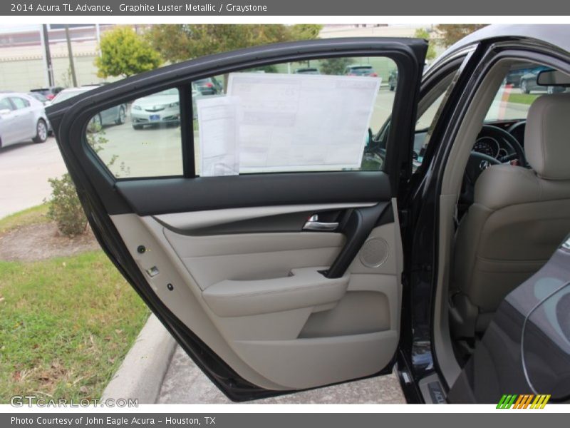 Graphite Luster Metallic / Graystone 2014 Acura TL Advance