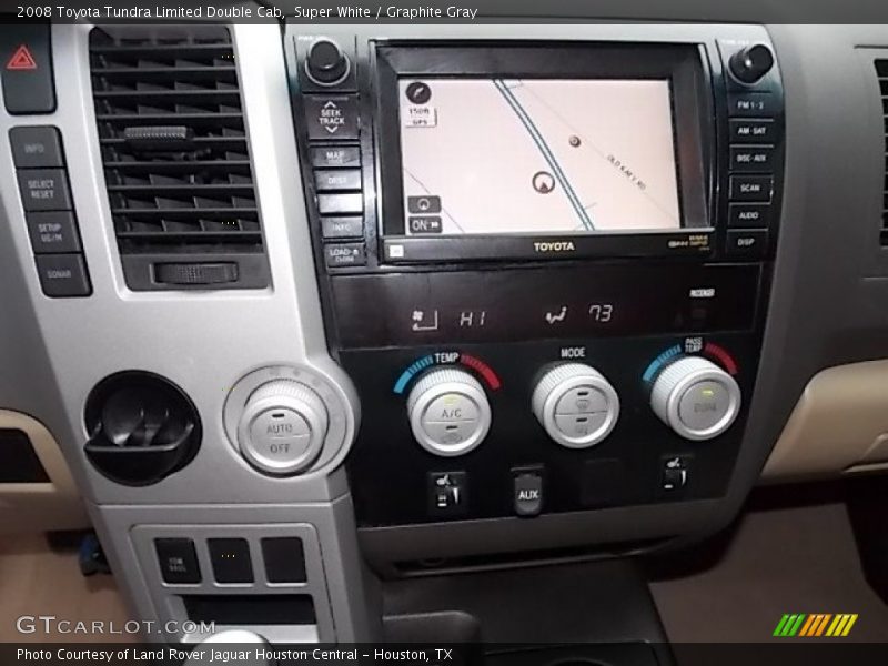 Super White / Graphite Gray 2008 Toyota Tundra Limited Double Cab