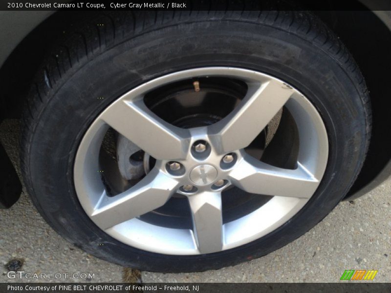 Cyber Gray Metallic / Black 2010 Chevrolet Camaro LT Coupe