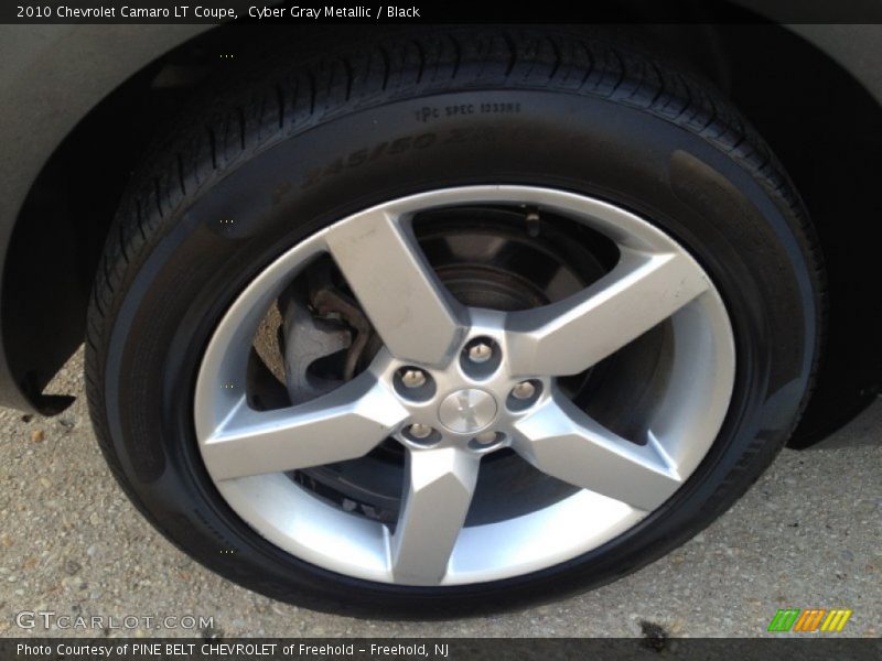 Cyber Gray Metallic / Black 2010 Chevrolet Camaro LT Coupe