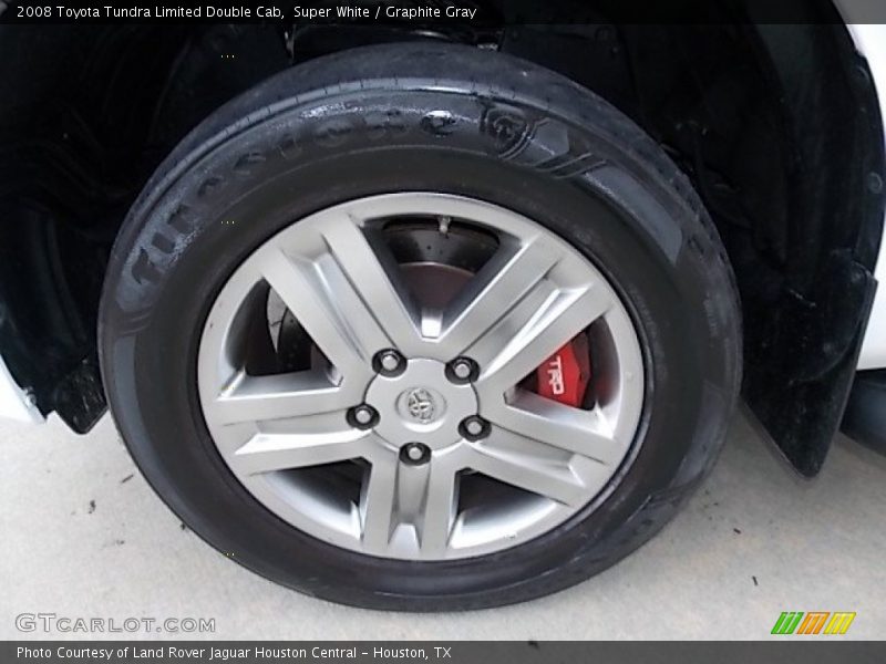 Super White / Graphite Gray 2008 Toyota Tundra Limited Double Cab