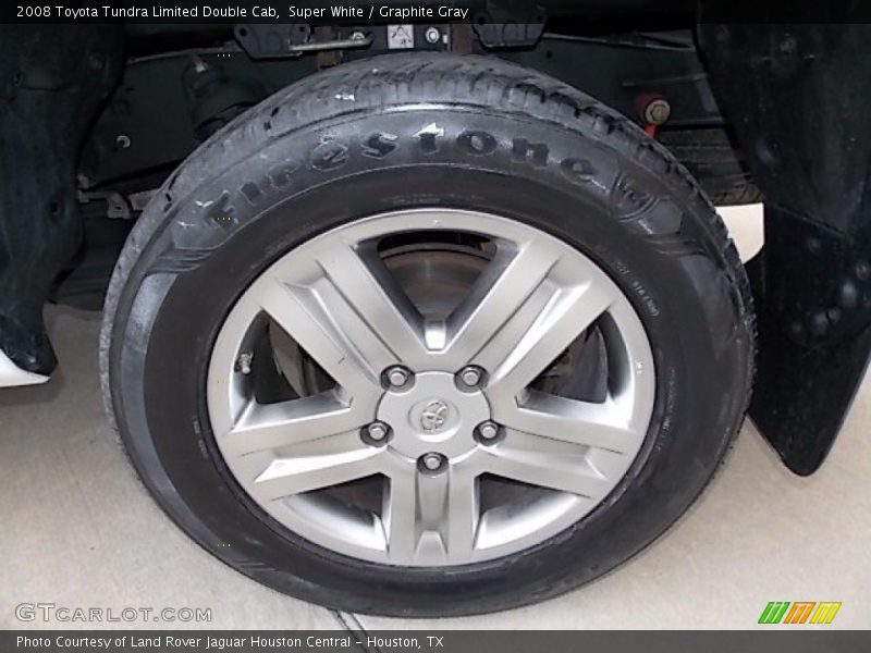 Super White / Graphite Gray 2008 Toyota Tundra Limited Double Cab