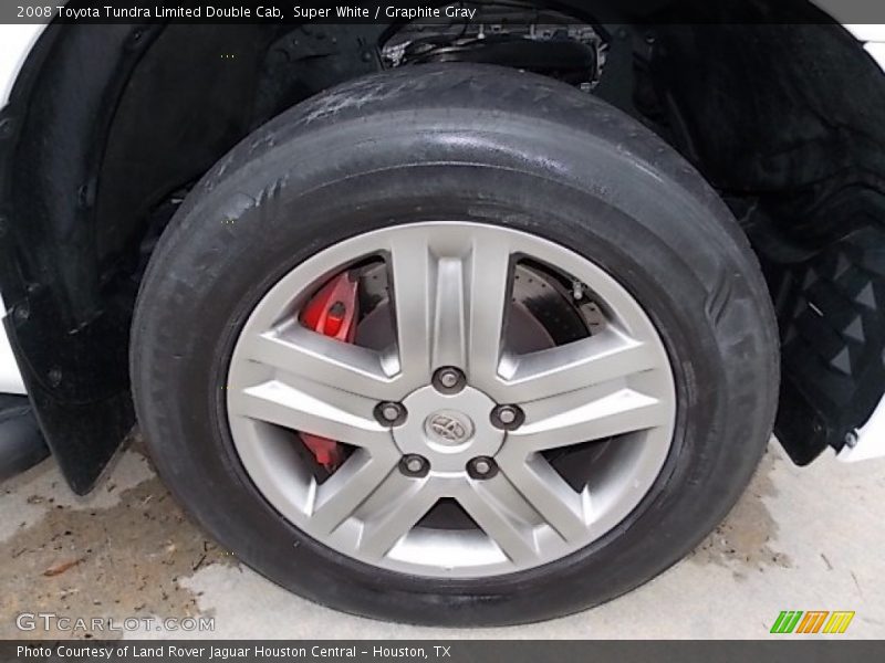 Super White / Graphite Gray 2008 Toyota Tundra Limited Double Cab