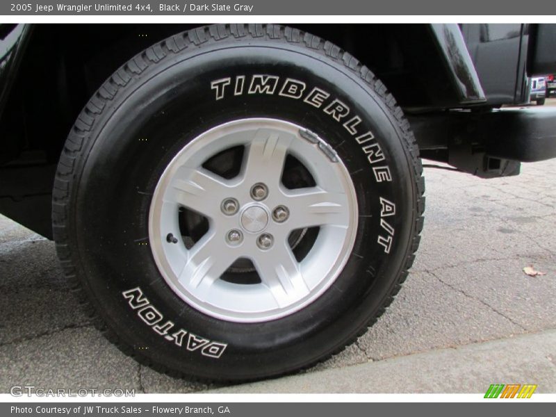 Black / Dark Slate Gray 2005 Jeep Wrangler Unlimited 4x4
