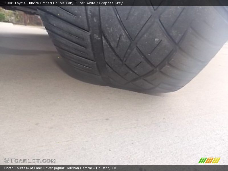 Super White / Graphite Gray 2008 Toyota Tundra Limited Double Cab