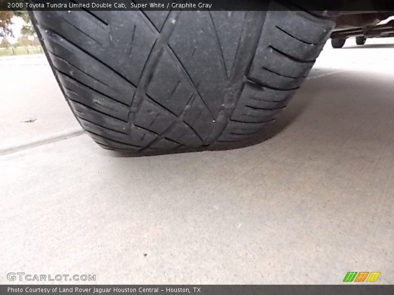 Super White / Graphite Gray 2008 Toyota Tundra Limited Double Cab