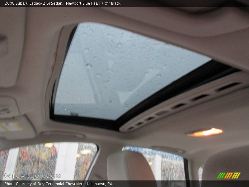 Newport Blue Pearl / Off Black 2008 Subaru Legacy 2.5i Sedan