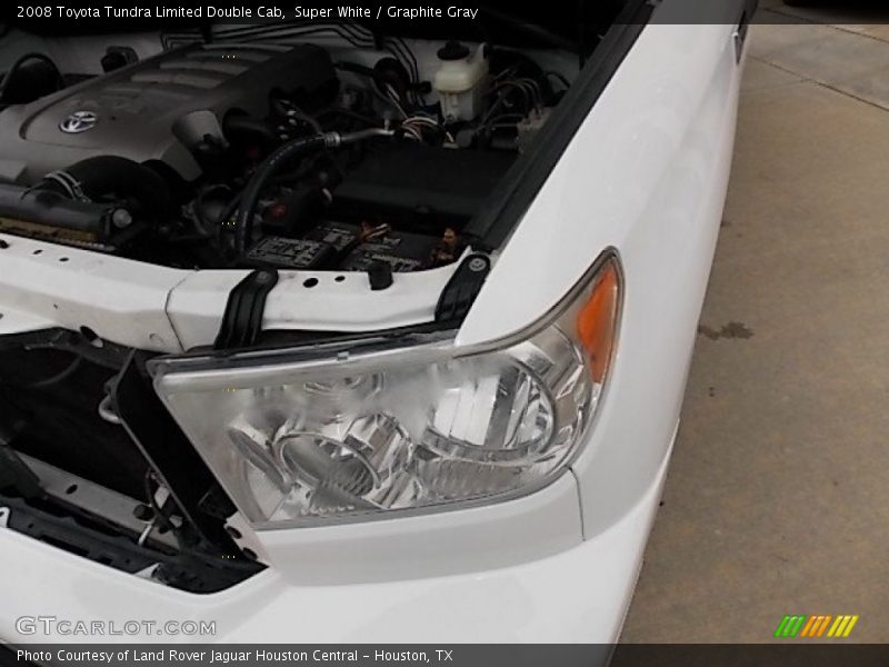 Super White / Graphite Gray 2008 Toyota Tundra Limited Double Cab