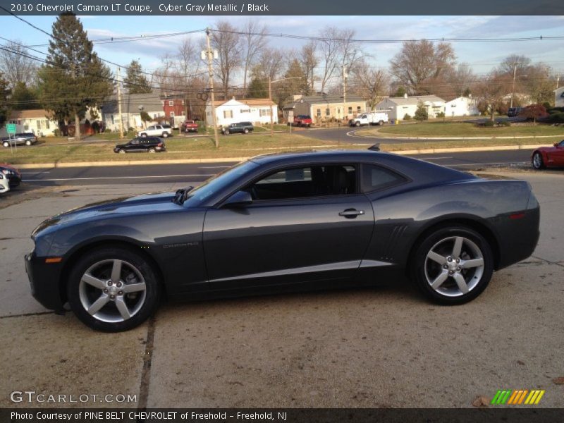 Cyber Gray Metallic / Black 2010 Chevrolet Camaro LT Coupe