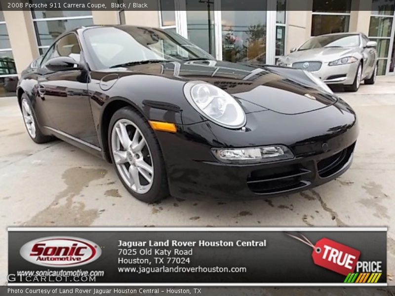 Black / Black 2008 Porsche 911 Carrera Coupe