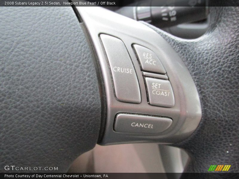 Newport Blue Pearl / Off Black 2008 Subaru Legacy 2.5i Sedan