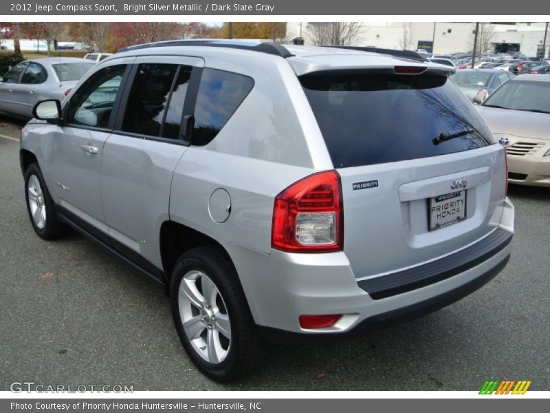 Bright Silver Metallic / Dark Slate Gray 2012 Jeep Compass Sport