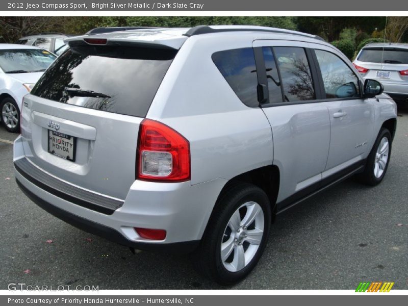 Bright Silver Metallic / Dark Slate Gray 2012 Jeep Compass Sport