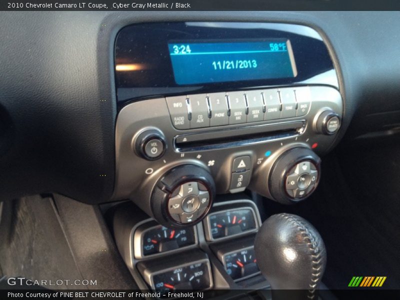 Cyber Gray Metallic / Black 2010 Chevrolet Camaro LT Coupe