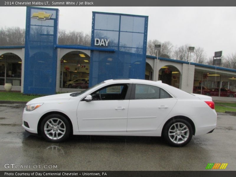 Summit White / Jet Black 2014 Chevrolet Malibu LT