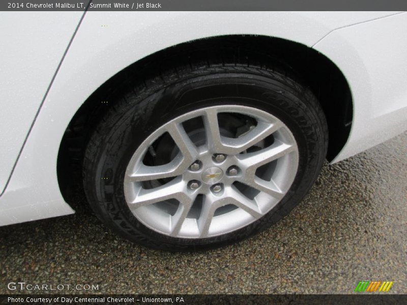 Summit White / Jet Black 2014 Chevrolet Malibu LT